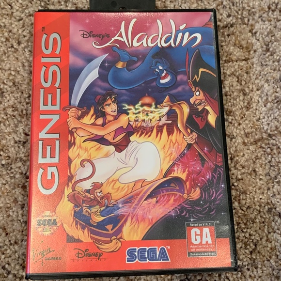 Disney Video Games & Consoles Sega Genesis Disneys Aladdin Poshmark